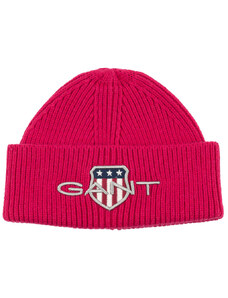 ČEPICE GANT ARCHIVE SHIELD BEANIE růžová S/M