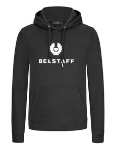 Belstaff, mikina s kapucí a s pogumovaným emblémem loga černá
