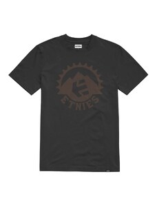 Etnies pánské tričko Spoke Tech Black/Brown | Černá