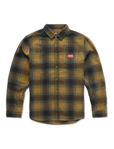 Etnies pánská košile Independent Flannel Tobacco | Hnědá