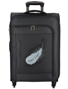 ORMI Ultralehký textilní kufr AirPack vel. M, tmavě šedý