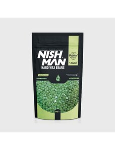 Nish Man Hard Wax Beans depilační vosková zrnka zelená 500 g