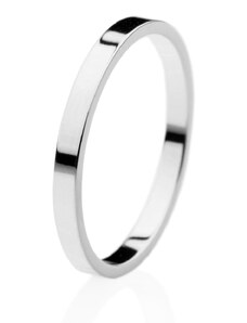 franco bene Hladký prsten (úzký) - stříbrný