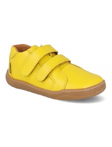 Barefoot dětské tenisky Pegres - Skinny SBF60 žluté