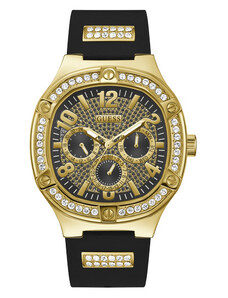 GUESS | Duke hodinky | Černá;zlatá