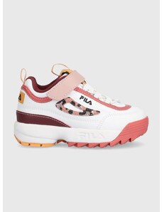 Dětské sneakers boty Fila růžová barva