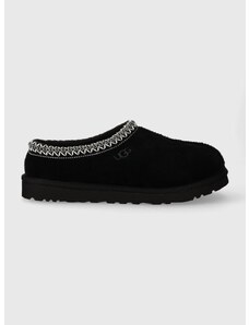 Semišové papuče UGG Tasman černá barva, 5950