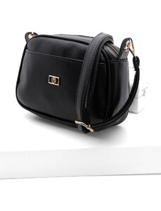 Marjin Women's Adjustable Straps Shoulder Bag Fosa Black