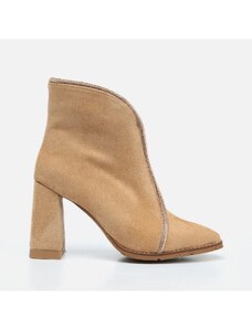 Hotiç Women's Camel Heeled Boots