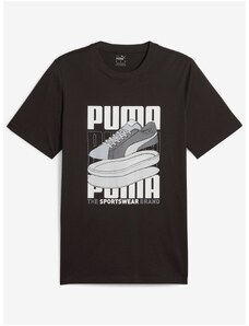 Černé pánské tričko Puma Sneaker - Pánské