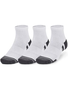 Ponožky Under Armour UA Performance Cotton 3p Qtr-WHT 1379528-100