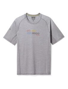 SMARTWOOL M ACTIVE ULTRALITE GRAPHIC SS TEE, light gray heather