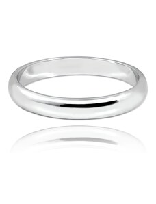 MINET+ Stříbrný snubní prsten 3.5 mm - vel. 48 JMAN0448SR48