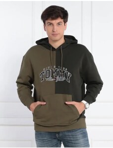 Tommy Jeans Mikina TJM RLX VARSITY TWO-TONE HOODIE | Loose fit