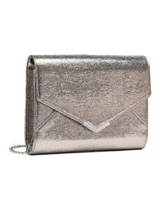 Miss Lulu dámská společenská kabelka psaníčko LP2306 - šedá