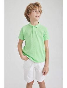 DEFACTO Boy April 23 Pique Short Sleeve Polo T-Shirt