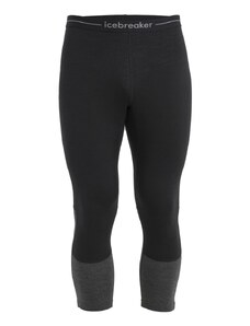 Pánské merino 3/4 spodky ICEBREAKER Mens Merino 200 ZoneKnit Legless, Black/Jet Heather velikost: XXL