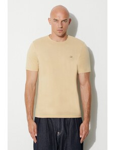 Bavlněné tričko C.P. Company 30/1 JERSEY GOGGLE PRINT T-SHIRT béžová barva, s potiskem, 15CMTS044A005100W