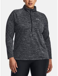 Under Armour Tričko UA Tech 1/2 Zip - Twist&-BLK - Dámské