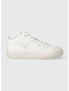 Kožené sneakers boty Pepe Jeans INDUSTRY REC M bílá barva, PMS30994