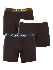 3PACK pánské boxerky Calvin Klein černé