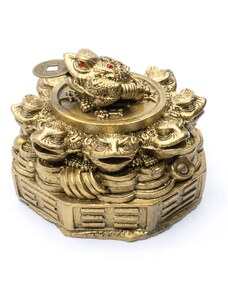 Milujeme Kameny Třínohá žába na mincích - soška Feng shui