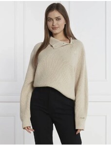 Calvin Klein Vlněný svetr | Regular Fit