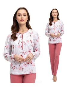 LUNA Dámské pyžamo 650 růžová