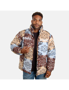 Zimní Bunda Karl Kani Retro Paisley Corduroy Puffer Jacket lt. blue/multicolor