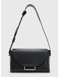 Kožená kabelka AllSaints Celeste černá barva