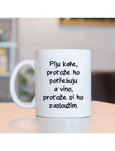 Hrneki Piju kafe, protože ho potřebuju ...