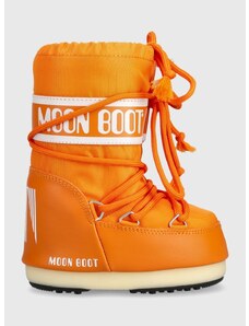 Dětské sněhule Moon Boot oranžová barva