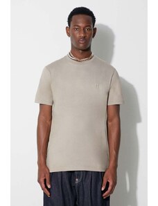 Bavlněné tričko Norse Projects Johannes Organic N Logo T-shirt béžová barva, N01.0643.0909