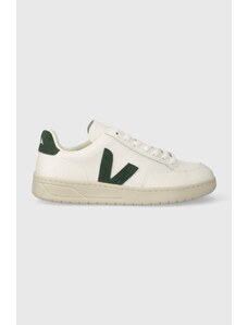 Kožené sneakers boty Veja V-12 bílá barva, XD0202336A