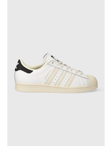 Kožené sneakers boty adidas Originals Superstar bílá barva, ID4675