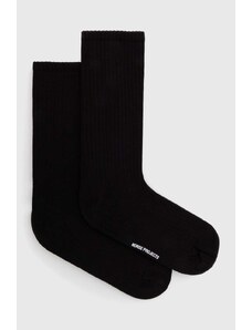 Ponožky Norse Projects Bjarki N Logo Sport Sock - 2 Pack černá barva, N82.0065.9999