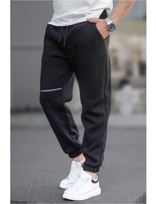 Madmext Black Men's Pocket Detailed Basic Sweatpants 6523