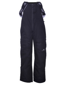RULLBO - dětské lyžařské kalhoty s náprsenkou, černá