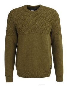 Barbour International Barbour International Cable Knitted Jumper — Archive Olive