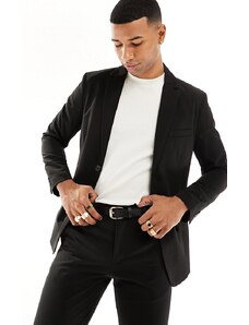 ONLY & SONS slim fit suit jacket in black