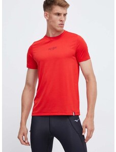 Tričko Tommy Hilfiger červená barva, s potiskem