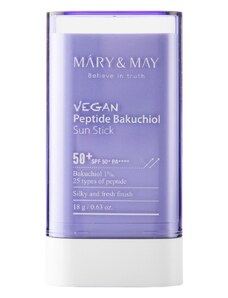 MARY&MAY - VEGAN PEPTIDE BAKUCHIOL SUN STICK SPF50+/PA++++ - SPF krém v tyčince 18 g