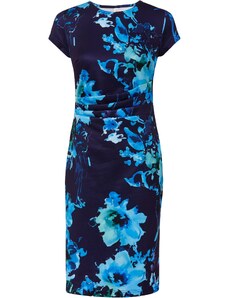 Modré, květované šaty | 1 020 kousků - GLAMI.cz