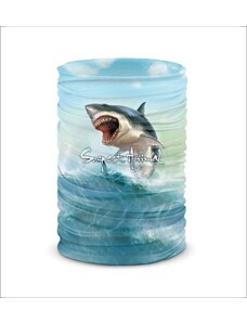 Suspect Animal Multifunkční šátek SHARK - Modrá / UNI