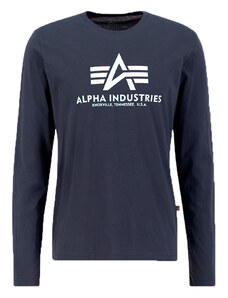 Alpha Industries Basic T - LS (modré) M