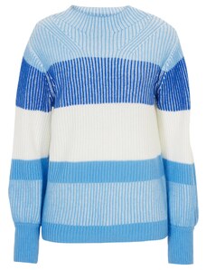 bonprix Vlněný svetr s podílem Good Cashmere Standard Modrá