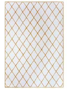 NORTHRUGS - Hanse Home koberce Kusový koberec Twin-Wendeteppiche 105793 Ochre – na ven i na doma - 80x150 cm