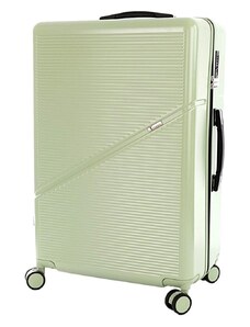 Velký cestovní kufr T-class 2219, zelená, XL, 90 l, 75 x 49 x 29 cm