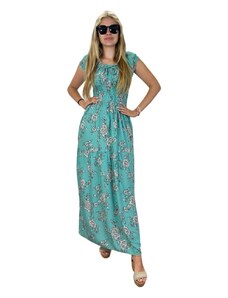 Letní šaty se žabičkováním vz.č. 3535 sv. modré