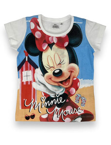 Dívčí bílé tričko Minnie Mouse